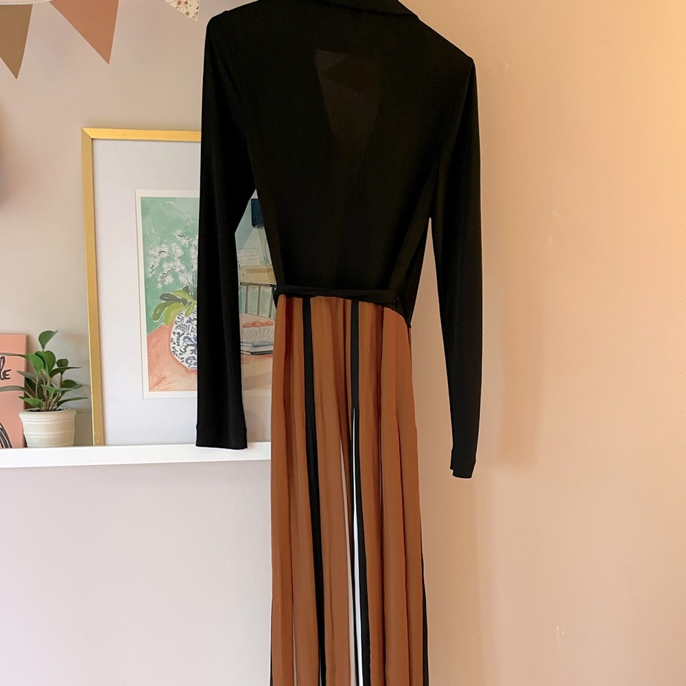 Diane Von Furstenberg Long Sleeve Wrap Dress